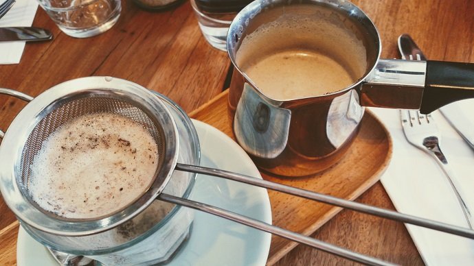 Chai at a hipster cafe